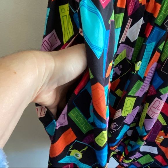 Monsters Inc Disney Parks Cotton Dress Retired Multicolor print - Picture 5 of 13